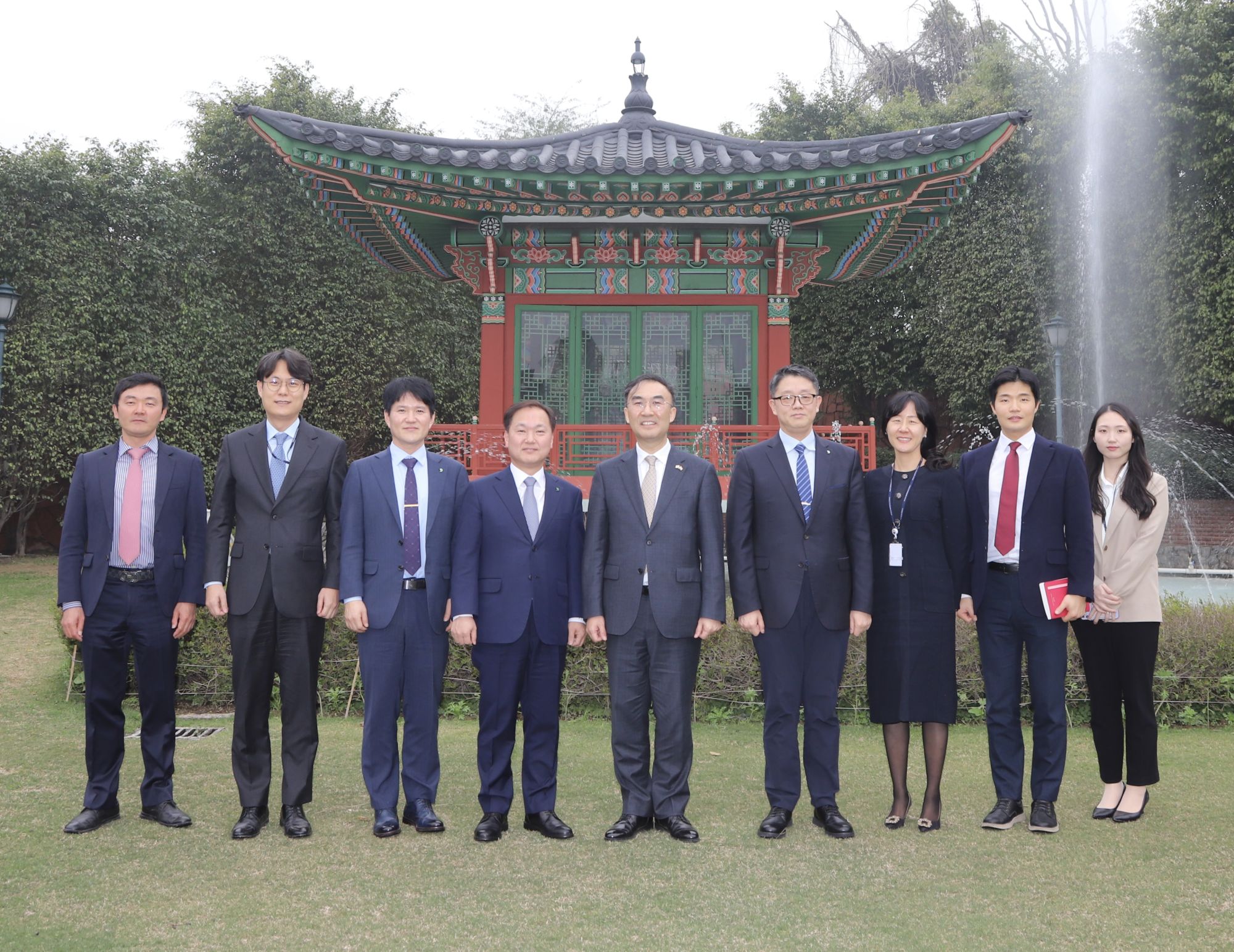 이성호 대사, HD한국조선해양 출장단과 한-인도 조선 협력 관련 논의 (1.28.)